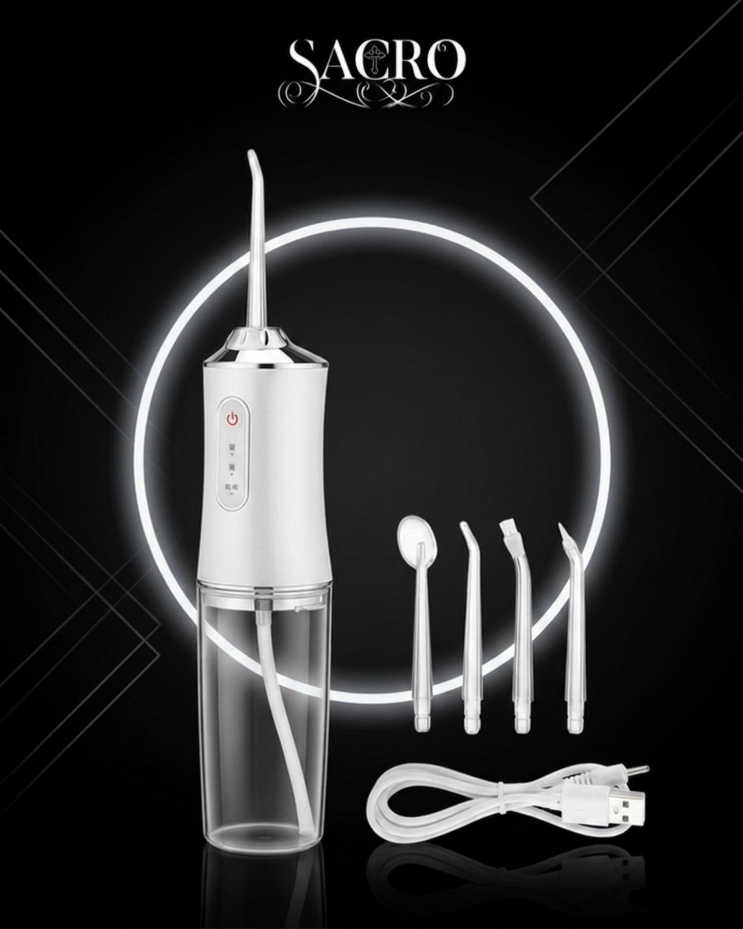 Irrigador Oral Recargable Sarro 4 Boquil