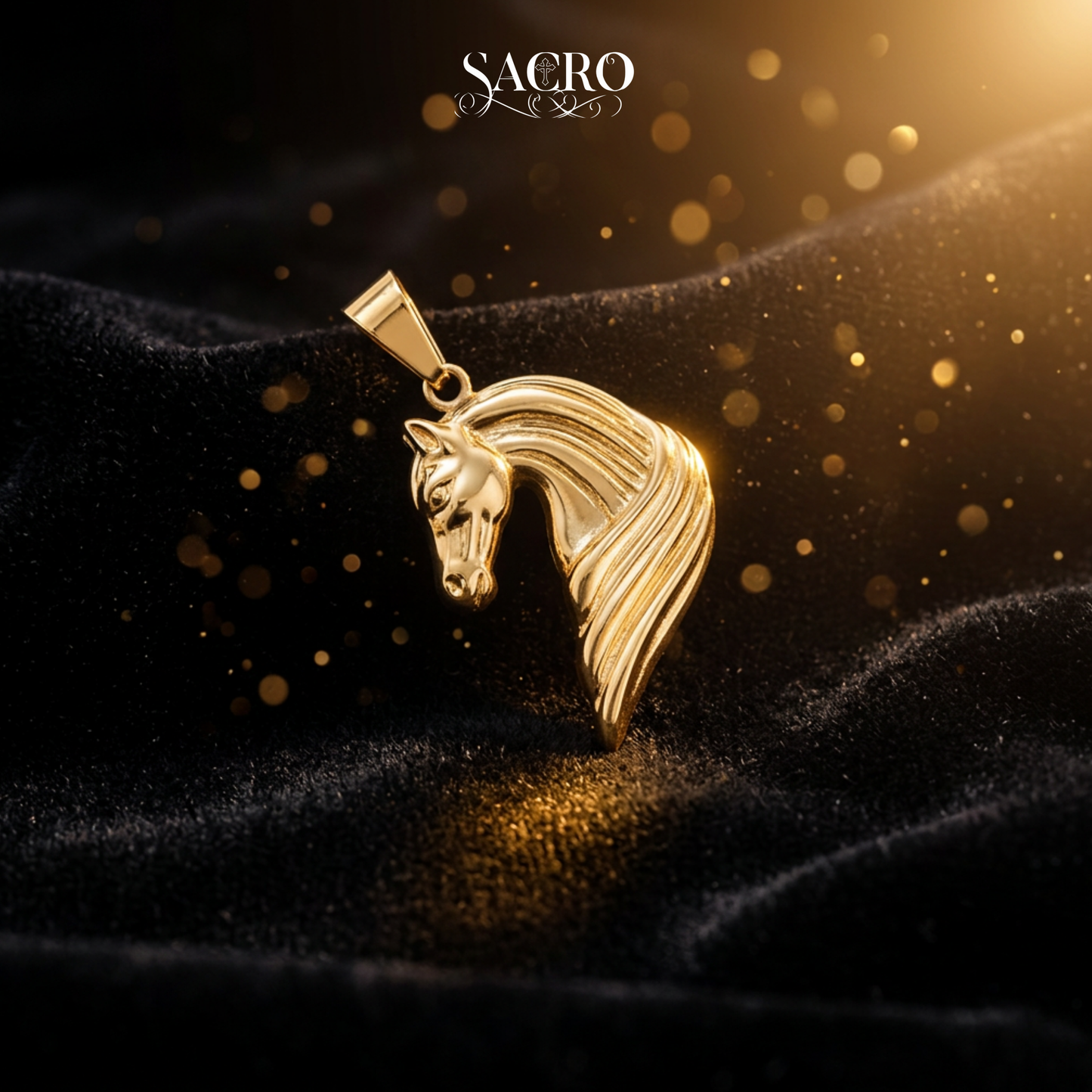 Dije Caballo - Oro laminado 18K